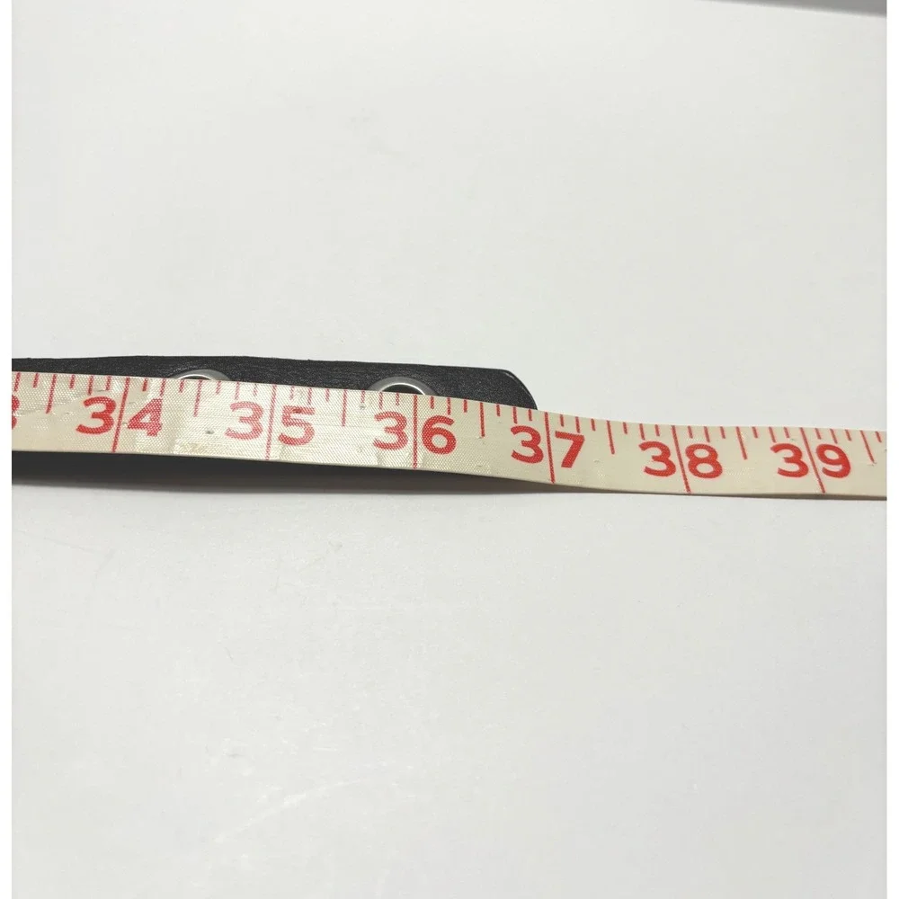 Brandy Melville Grommet Belt One Size Black Silver Eyelet Faux Leather Edgy